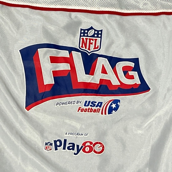 New York Giants NFL NYG Flag Football Boys Kids Youth Reversible Jersey - Picture 6 of 7